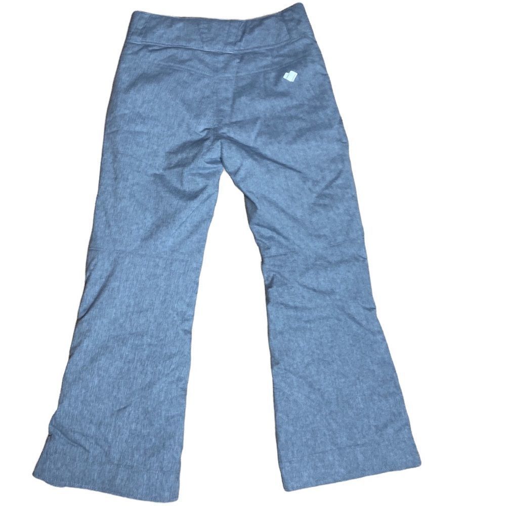 Obermeyer teen medium 10/12 gray ski/snow pants flare unisex - Picture 6 of 11